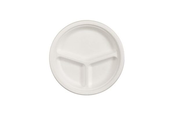 Στρογγυλά Πιάτα Ζαχαροκάλαμο Ø 26cm. | TESSERA Bio Products®