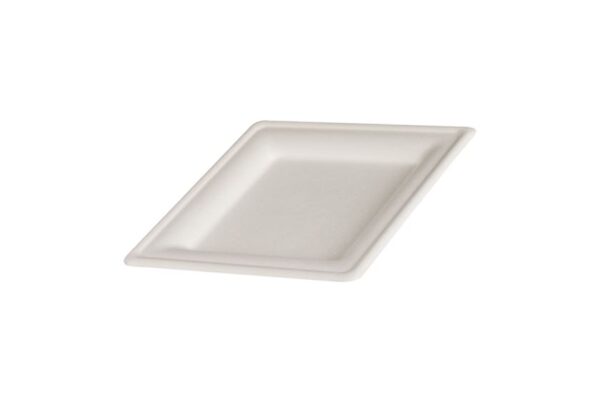 Τετράγωνα Πιάτα Ζαχαροκάλαμο 20x20 cm. | TESSERA Bio Products®
