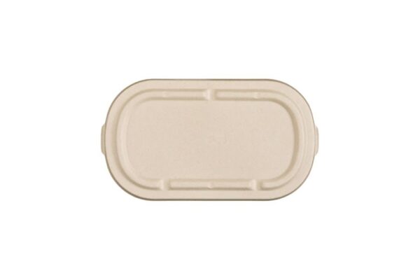 Sugarcane Lids for M/W Sugarcane Food Containers 500- 700ml. | Tessera Sustainable Packaging®