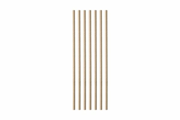 Paper Straws FSC® Kraft Straight Ø 0.5x21 cm Wrapped 1/1 | TESSERA Bio Products®