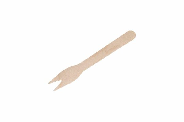 Wooden Mini Forks FSC® ( Two Prongs) 8.5 cm. | TESSERA Bio Products®