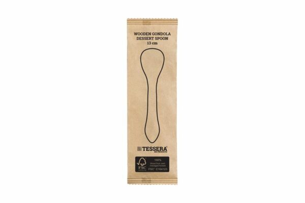 Wooden Spoons FSC® Wrapped 1/1 13 cm. | TESSERA Bio Products®