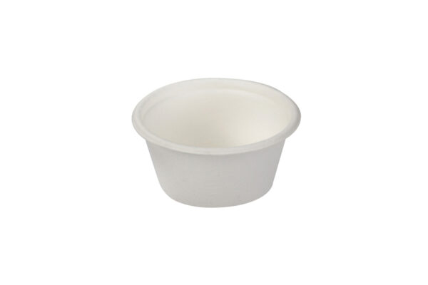 Sugarcane Dressing Cups 60ml. with Lid | Tessera Sustainable Packaging®