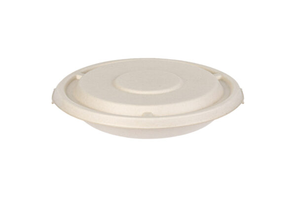 Καπάκια Safelock για Σκεύη Σαλάτας από Ζαχαροκάλαμο 750-1250ml. | Tessera Sustainable Packaging®