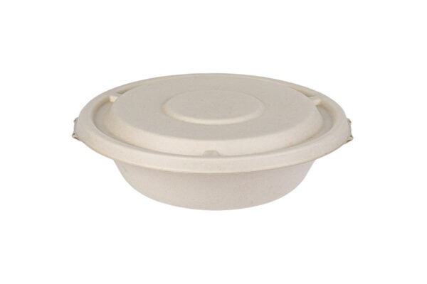Καπάκια Safelock για Σκεύη Σαλάτας από Ζαχαροκάλαμο 750-1250ml. | Tessera Sustainable Packaging®