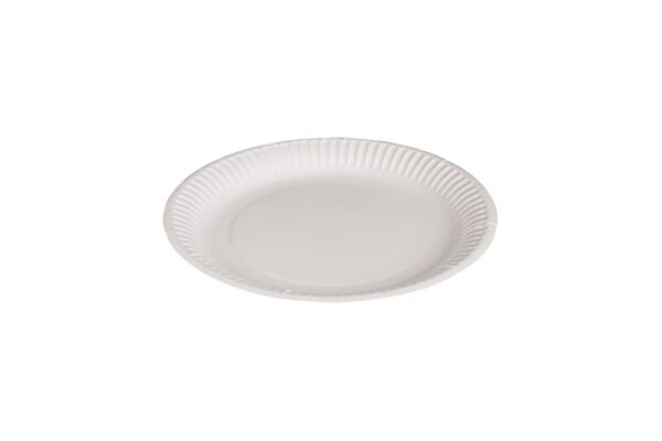 Χάρτινα Πιάτα FSC® Λευκά Ø20.5cm. (10 τεμάχια) | TESSERA Bio Products®