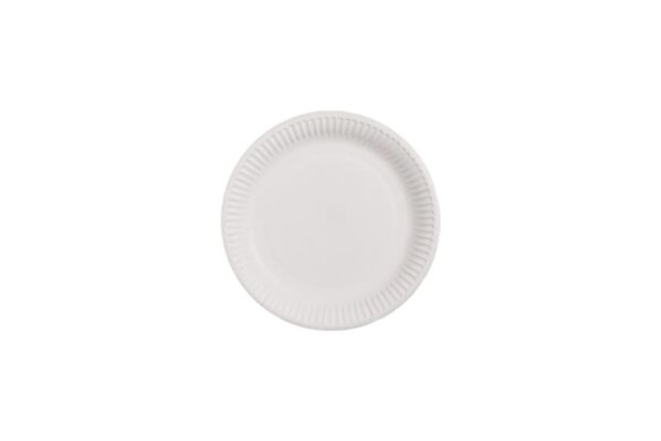 Round White Paper Plate FSC® Ø 20.5 cm. (10 pieces) | TESSERA Bio Products®