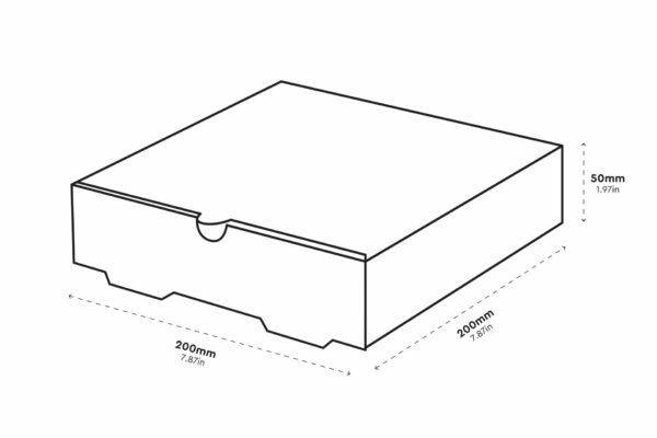 Χάρτινα Kraft Σκεύη Φαγητού FSC® Tετράγωνα για Βάφλα - Κρέπα | Tessera Sustainable Packaging®