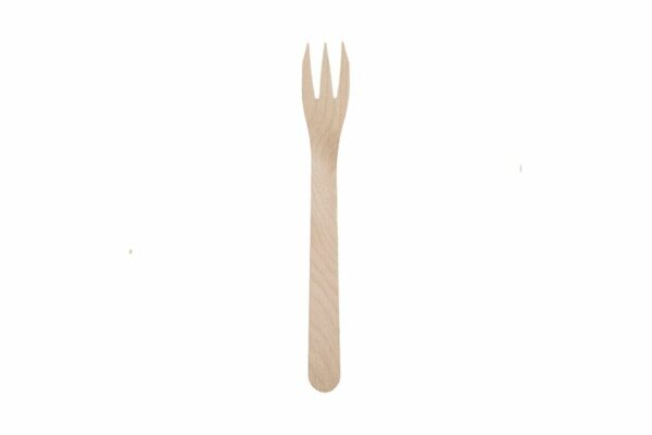 Wooden Forks FSC® (Trident) 17cm. | TESSERA Bio Products®
