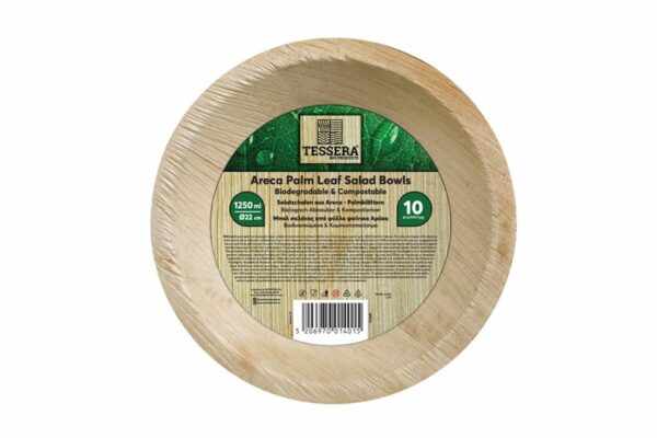 Palm Leaf Food Bowls 1250ml. | TESSERA Bio Products®