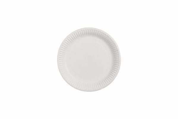 Χάρτινα Πιάτα Λευκά Ø 18cm. | TESSERA Bio Products®