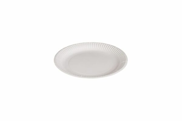 White Paper Plates FSC® 18cm. | TESSERA Bio Products®