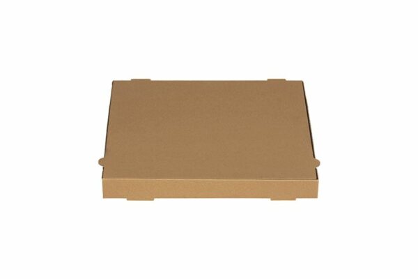 Kraft Paper Pizza Boxes Νο Design FSC® 26x26x4cm. | TESSERA Bio Products®