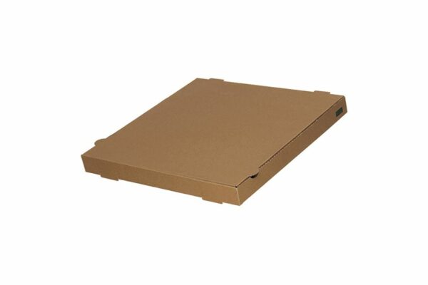 Χάρτινα Κουτιά Πίτσας Kraft FSC® Aτύπωτα 28x28x4cm. | TESSERA Bio Products®