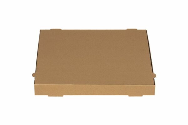 Χάρτινα Κουτιά Πίτσας Kraft Aτύπωτα 33x33x4cm. | TESSERA Bio Products®