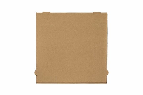 Χάρτινα Κουτιά Πίτσας Kraft Aτύπωτα 40x40x4.2 cm. | TESSERA Bio Products®