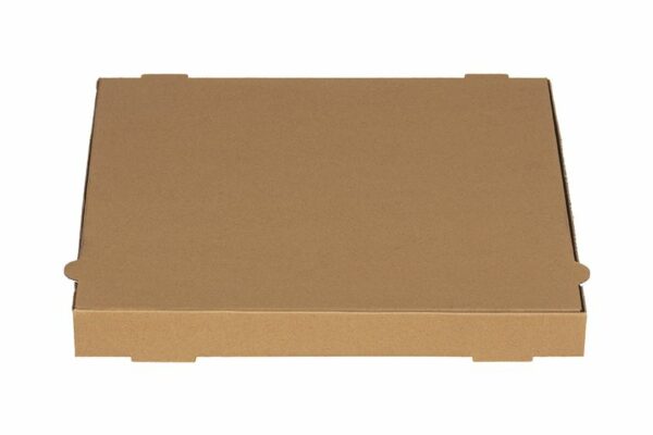 Χάρτινα Κουτιά Πίτσας Kraft Aτύπωτα FSC® 40x40x4.2cm. | TESSERA Bio Products®