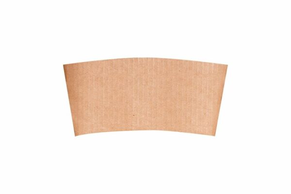 Kraft Paper Sleeves for Paper Cups 8 & 12oz 80mm | TESSERA Bio Products®