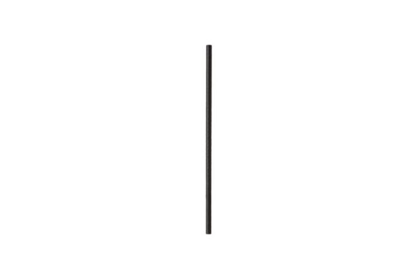 Paper Straws FSC® Black Straight Ø 0.42 x 14.5cm Wrapped 1/1 | TESSERA Bio Products®