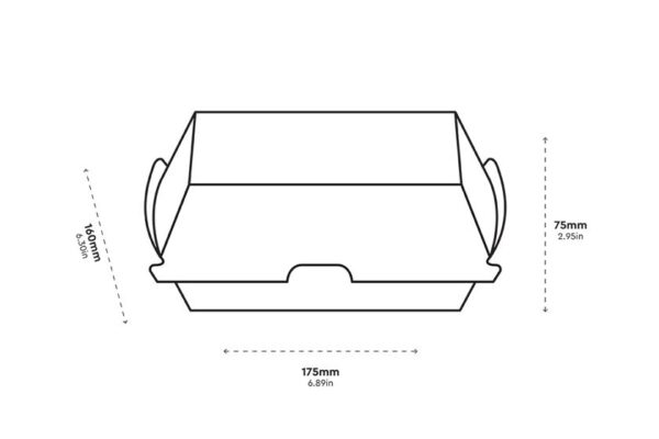 Kraft Paper Food Boxes FSC® for Hot Dog Dura Series | TESSERA Bio Products®