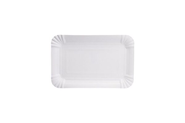 Χάρτινα Πιάτα FSC® Λευκά 11x17cm. | TESSERA Bio Products®