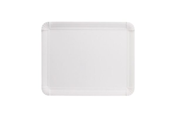 Χάρτινα Πιάτα FSC® Λευκά 16x20cm | TESSERA Bio Products®