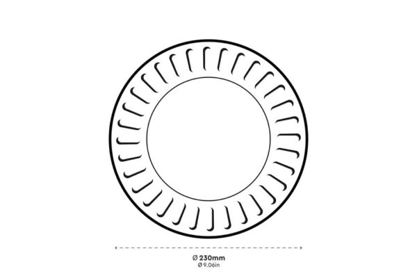White Paper Plates FSC® 23cm. | TESSERA Bio Products®