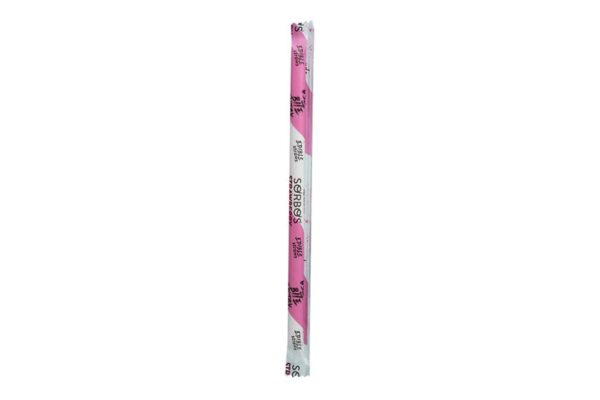 Edible Straws 1/1 with Strawberry Flavour | TESSERA Bio Products®