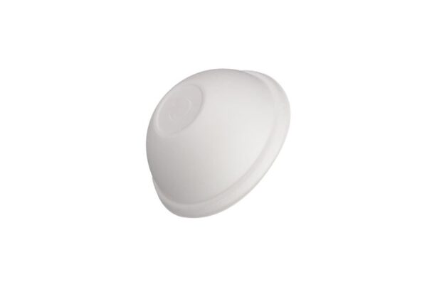 Sugarcane Dome Lids White Colour Ø 90mm. | Tessera Sustainable Packaging®