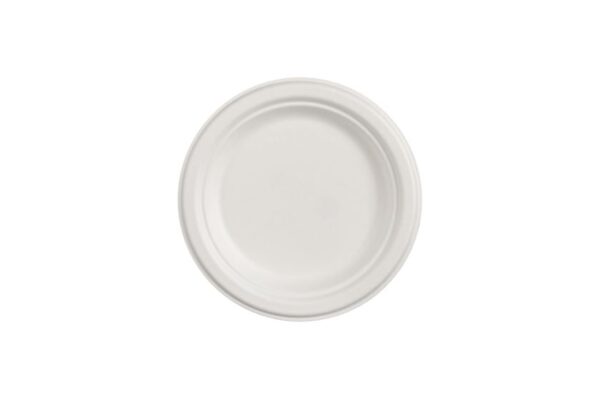 Στρογγυλά Πιάτα Ζαχαροκάλαμο Ø 18cm. | TESSERA Bio Products®